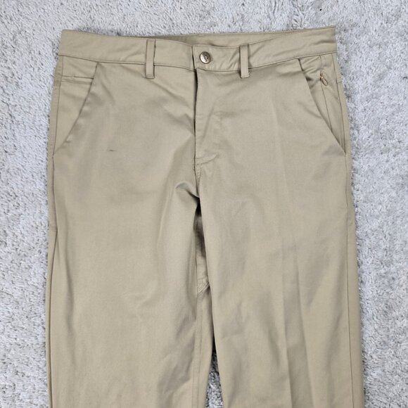 Barbell Apparel Men's Large Jogger Pant gym Khaki Zipper Pocket Gym Size 30x31 - Picture 4 of 8